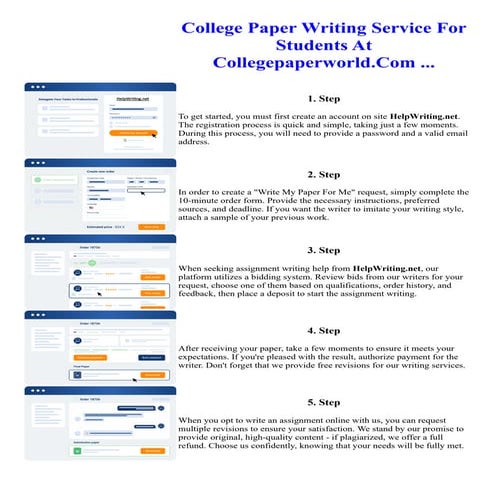 College Paper Writing Service For Students At Collegepaperworld.Com ...