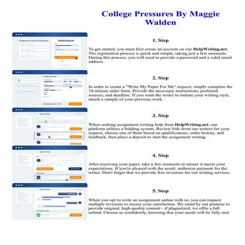 College Pressures By Maggie Walden