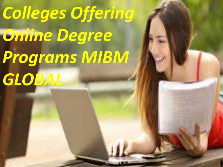 Colleges offering online degree programs
