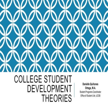 College Student Development Theories