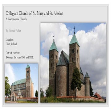 Collegiate Church of St. Mary and St. Alexius - A Romanesque Church