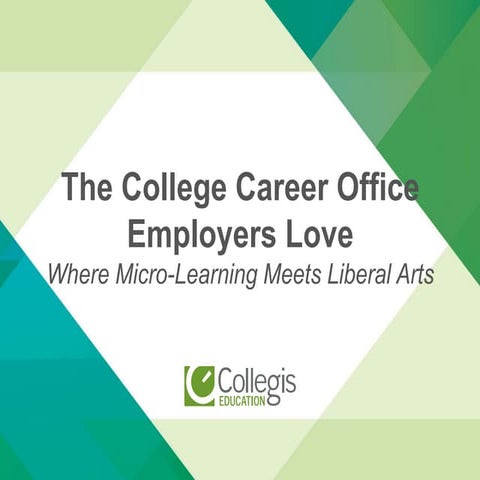 The College Career Office Employers Love