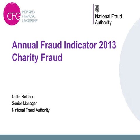 Session 1B – Fraud - Collin Belcher