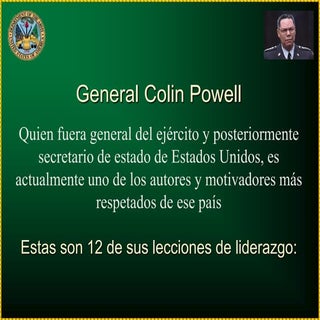 Collins powel liderazgo