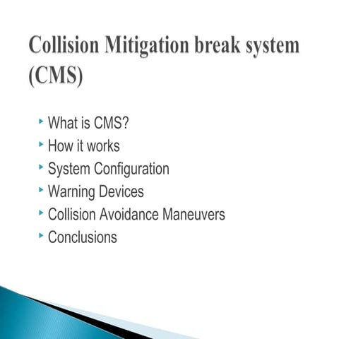 Collision mitigation