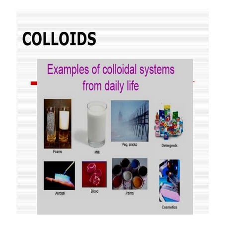 Stability of colloids | PPTX