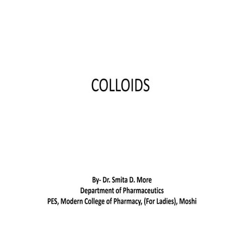 Colloids