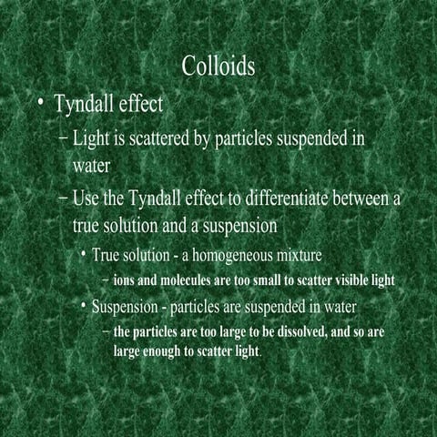 Colloids (2)