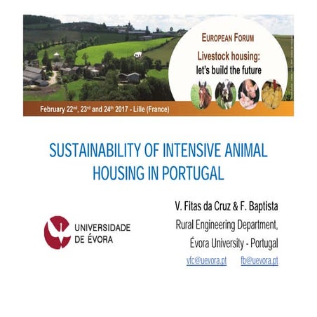Colloque lille2017 sequence3-2-sustanability-intensive-animal-housing-in-port...