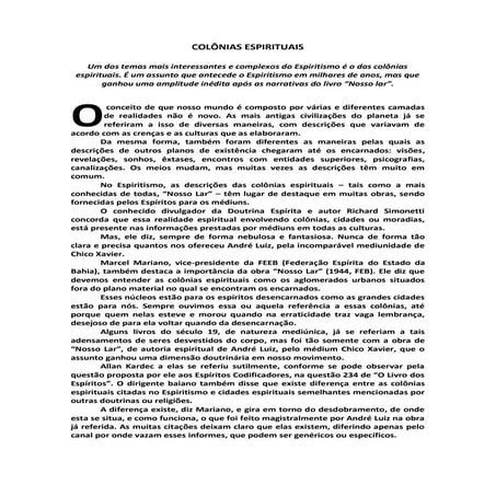 Colônias Espirituais