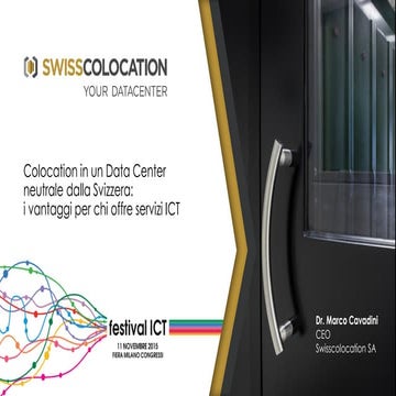 Colocation in un Data Center neutrale dalla Svizzera: i vantaggi per chi offr...