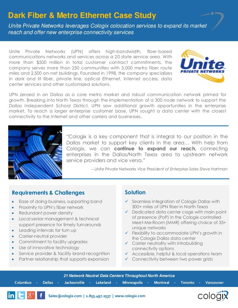 Fiber case study picture