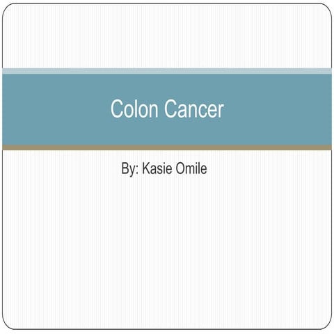 Colon cancer