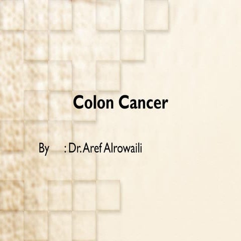 Colon cancer