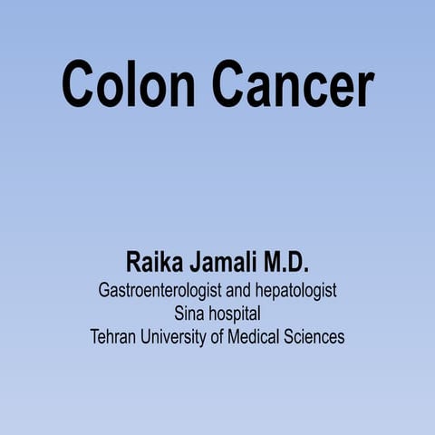 Colon cancer pathophysiology slideshow.ppt.pptx