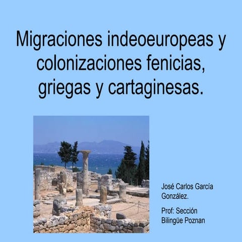 Colonizaciones antiguas en la Península Ibérica