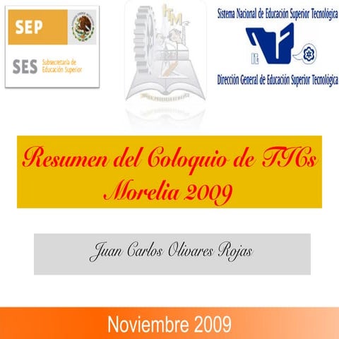 Coloquio TIC 2009