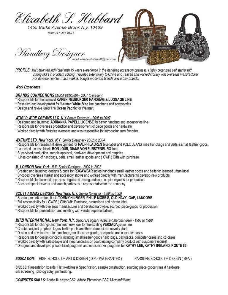 senior designer resumes