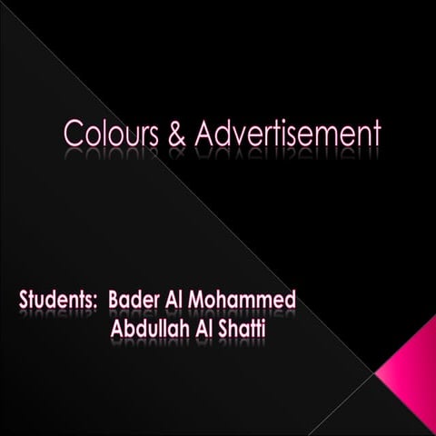 Colors and advertising