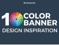 10 Color Banner Design Inspiration
