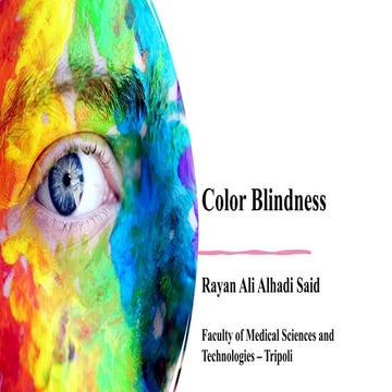 color blindness (color vision deficiency)