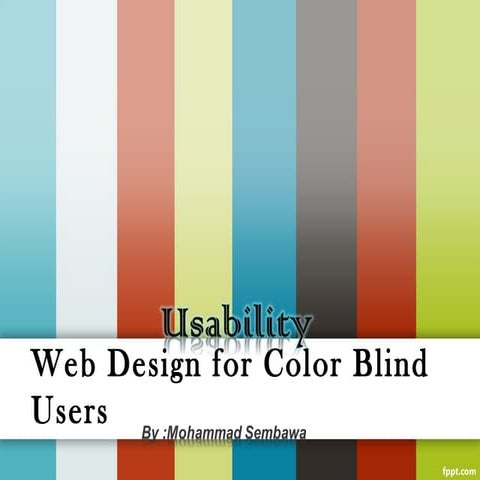 Color blind user