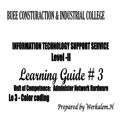 color coding NM hardware and netwoking .ppt