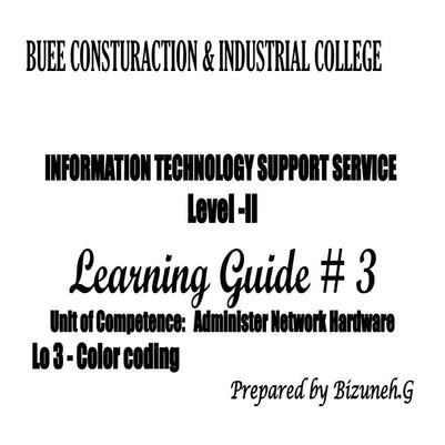 color coding NM administrate network sevice.ppt