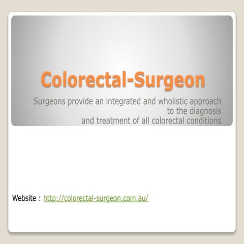 Colonoscopy- A Pictorial Overview | PPTX
