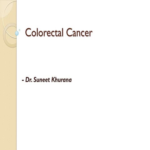 Colorectal Cancer