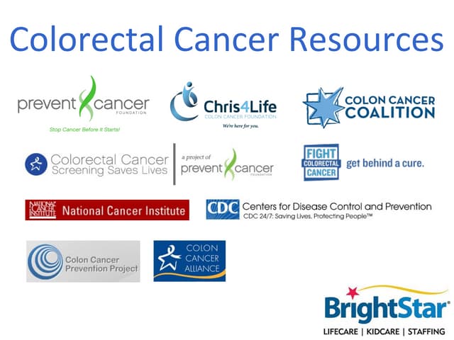 Colorectal Cancer Resources