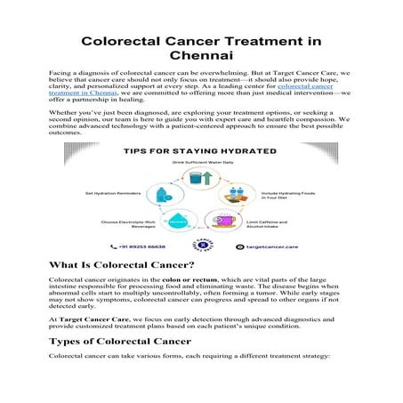 Colorectal Cancer Treatment in Chennai.pdf