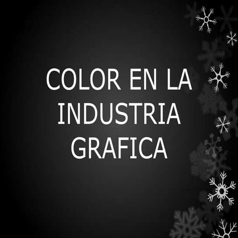 Color en la Industria Grafica