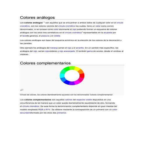 Colores análogos