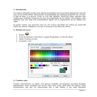 Colores de autocad