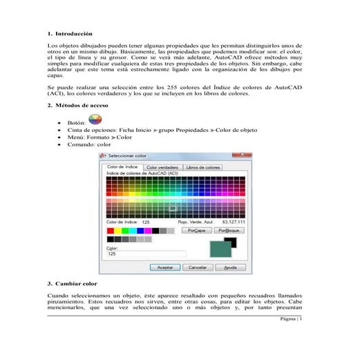 Colores de autocad | PDF