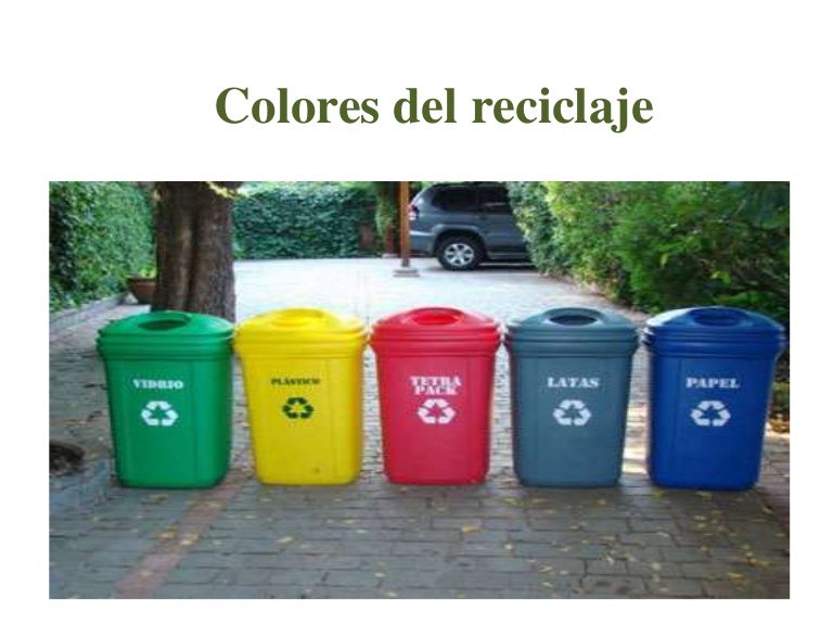 colores de reciclaje