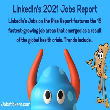 LinkedIn's 2021 Jobs Report - Slideshow