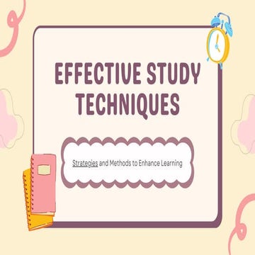 Colorful Illustration Effective Study Techniques Presentation.pdf