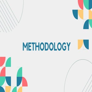 Methods of Qualitative Research for SHS.