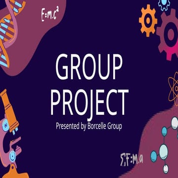 Colorful Playful Science Biology Chemistry Physics Group Project ...