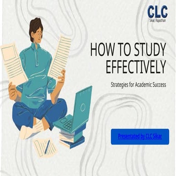 Colorful Simple Ilustrative How to Study Presentation.pptx