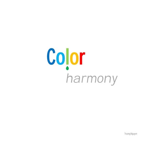 Color harmony