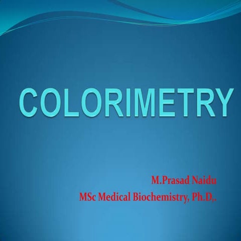 Colorimetry