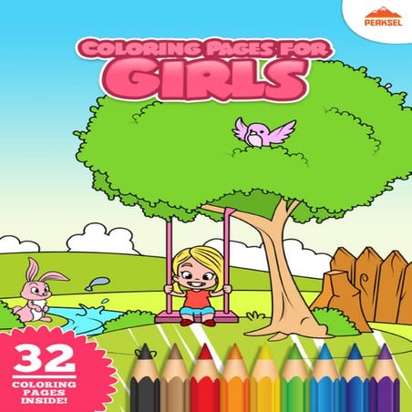 Coloring Pages for Girls - Printable Coloring Book for Kids | PDF