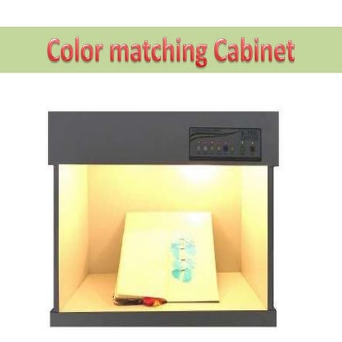 Color matching cabinet