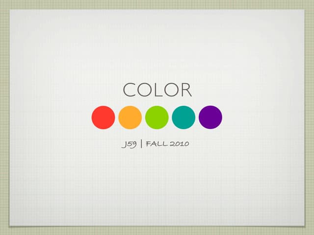 Color in design