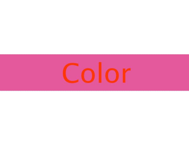 Color presentation