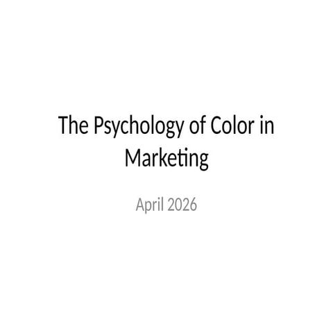 The Psychology of Color in Marketing: Influence on Branding and ...