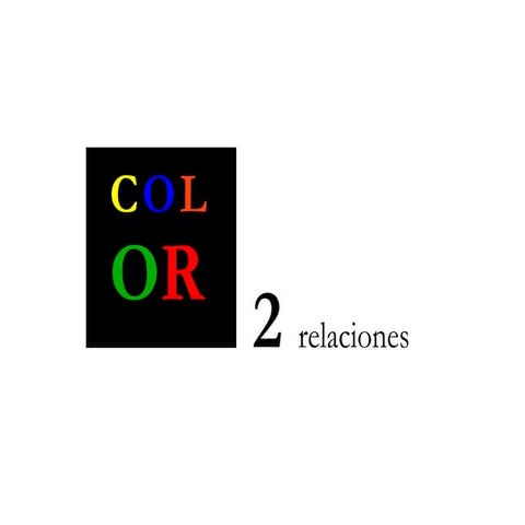 Relaciones de color